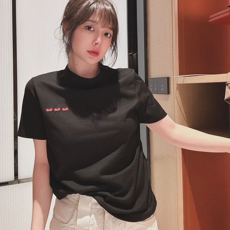 BETTER JOELAY-中版【无枷锁】时尚百搭短袖T恤休闲风ZZ3826