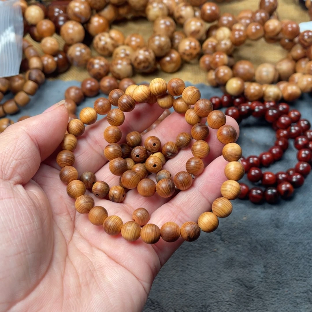 柏木（崖柏）0.8太行崖柏瑕疵珠