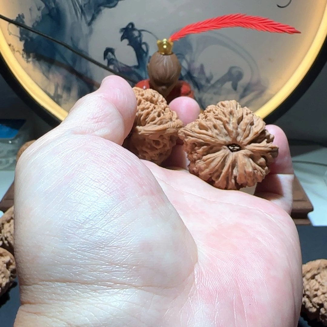 桃核吊坠南疆狮子头
