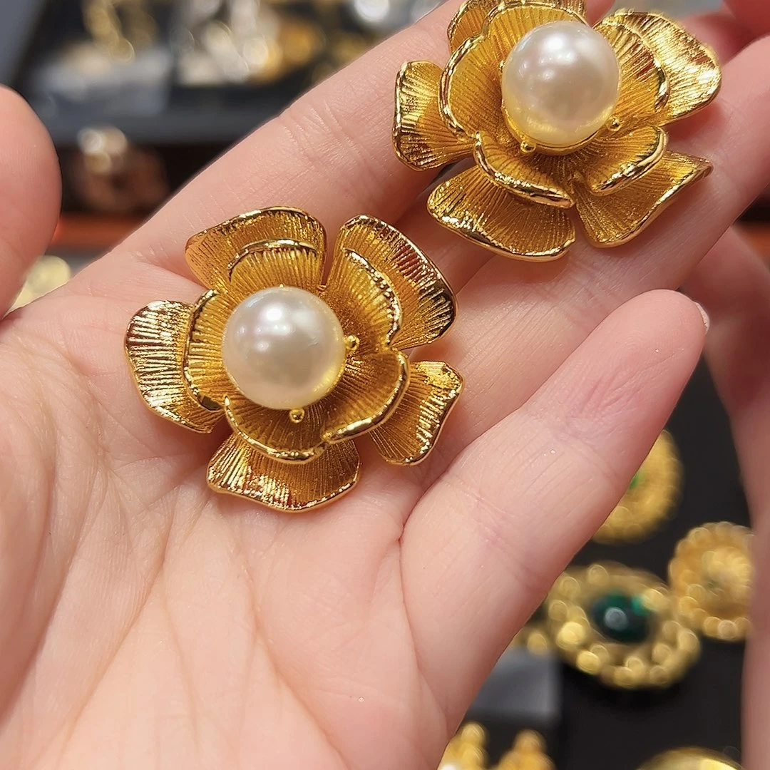 琉璃铜合金锆石铁合金法产打标耳夹