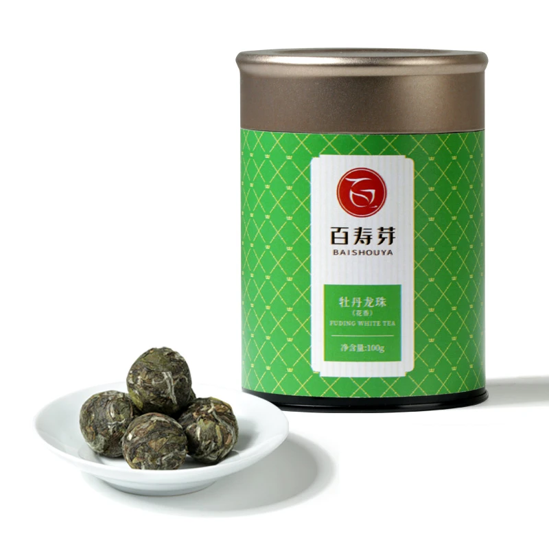 白牡丹小沱茶福鼎白茶龙珠茶叶100g