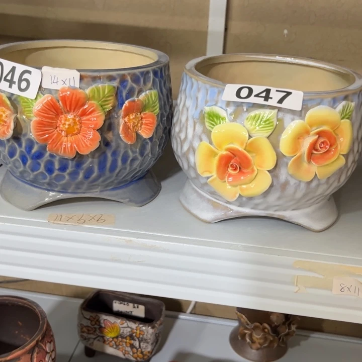 紫砂花盆粗陶材质多肉花盆