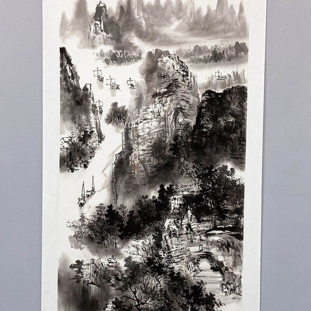 国画黄桂明三尺精品佳作