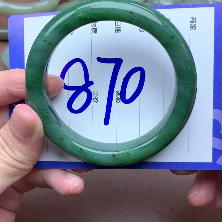 和田玉未镶嵌手镯58