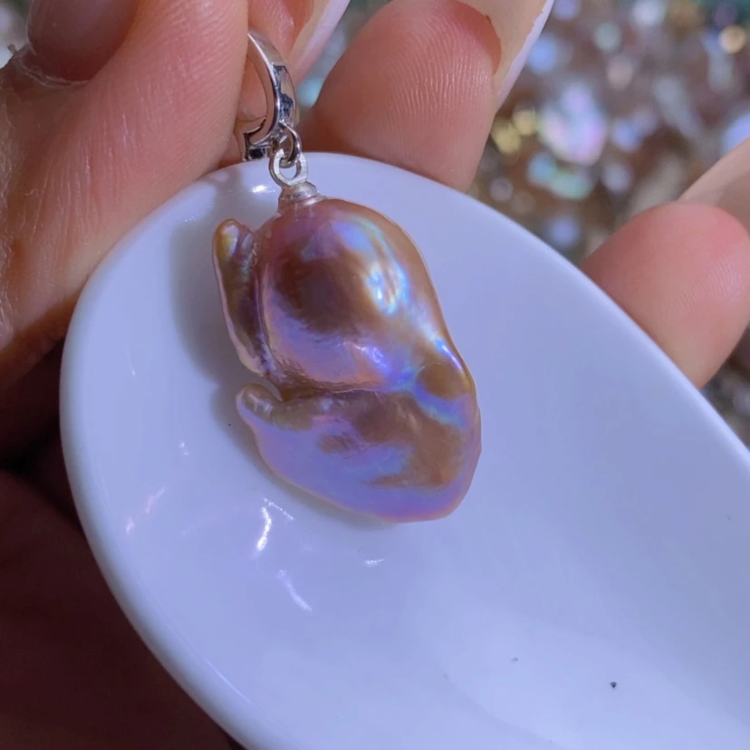 【闪购商品】淡水珍珠天然珍珠(微瑕)合金