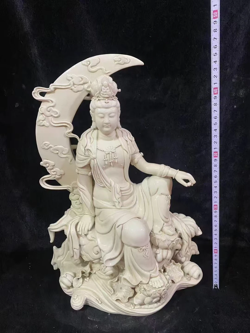 德化白瓷水月观音