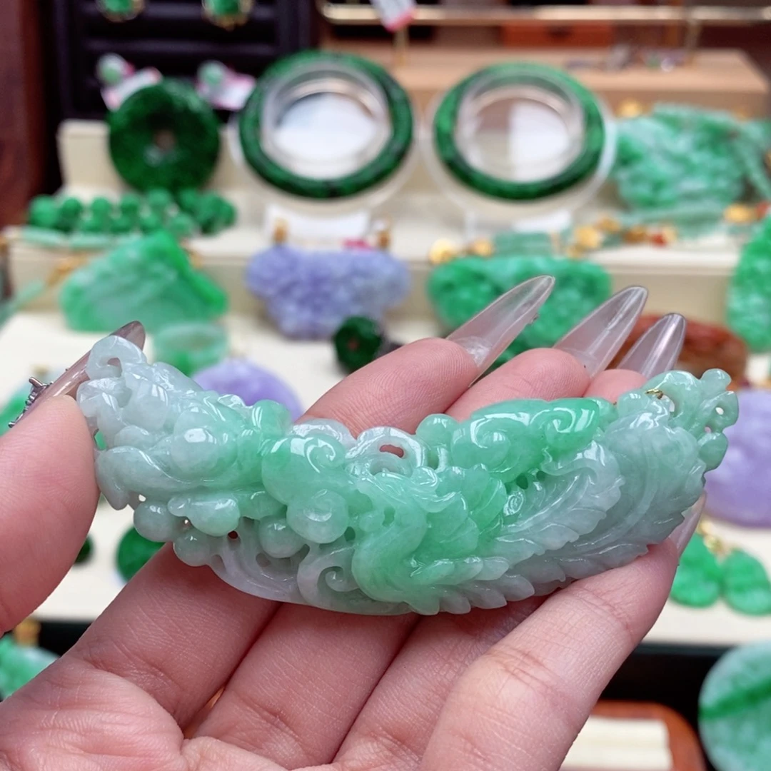 颈饰未镶嵌翡翠翡翠吊坠