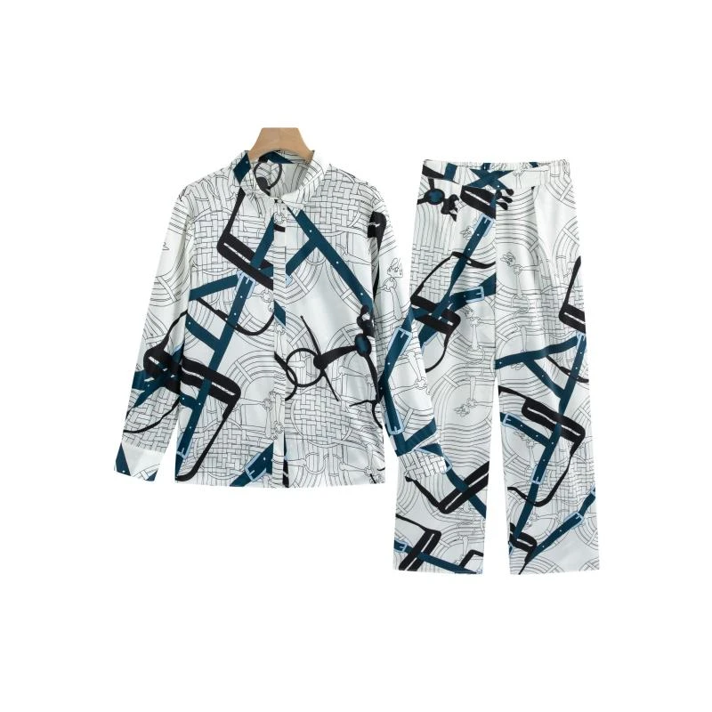 【宸慕】时尚运动女士高端桑蚕丝套装25067