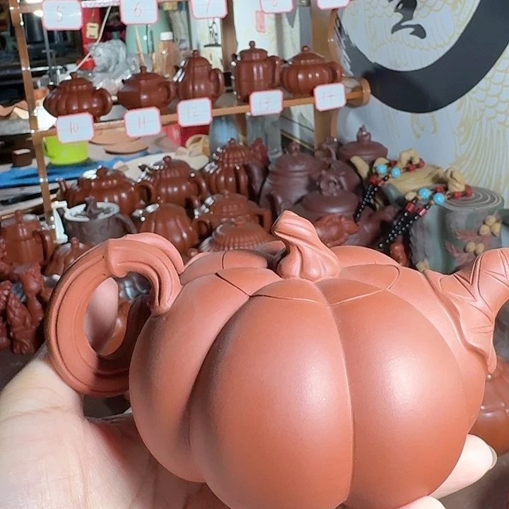 紫砂茶壶南瓜320 cc