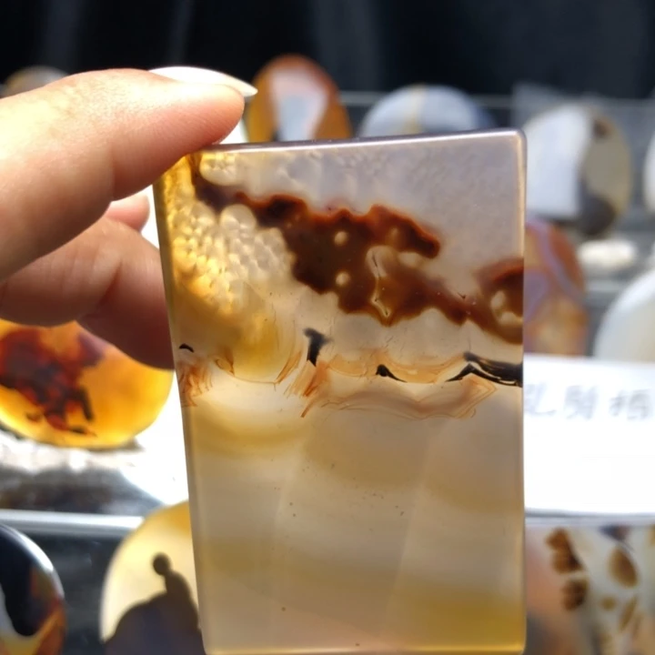 合金玛瑙/玉髓珠宝奇石115