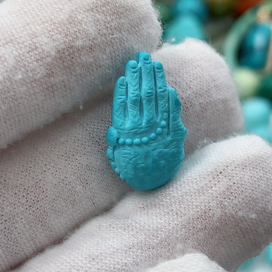 绿松石珠宝奇石未镶嵌