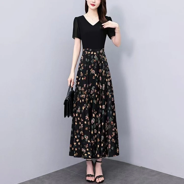 【新店福利】中年女装妈妈款夏装中老年妈妈夏装时尚洋气气质显瘦