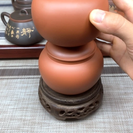 壶c**玥坭兴陶醒茶罐 2两 手拉工艺