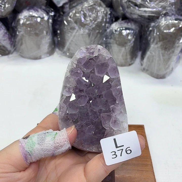 未镶嵌水晶摆件天然紫水晶