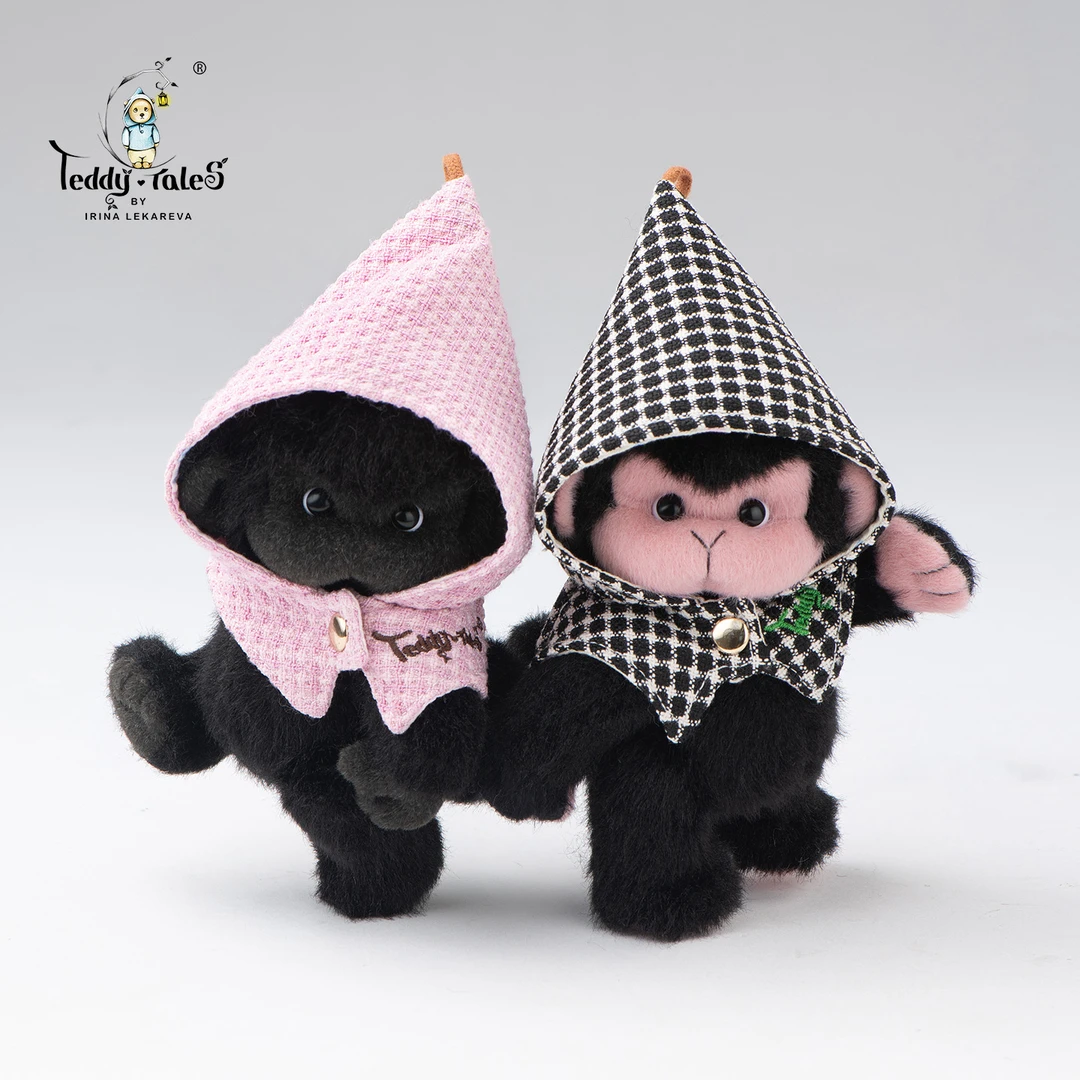 TeddyTales/莉娜熊毛绒公仔可爱小猴子儿童陪伴安抚娃娃礼物