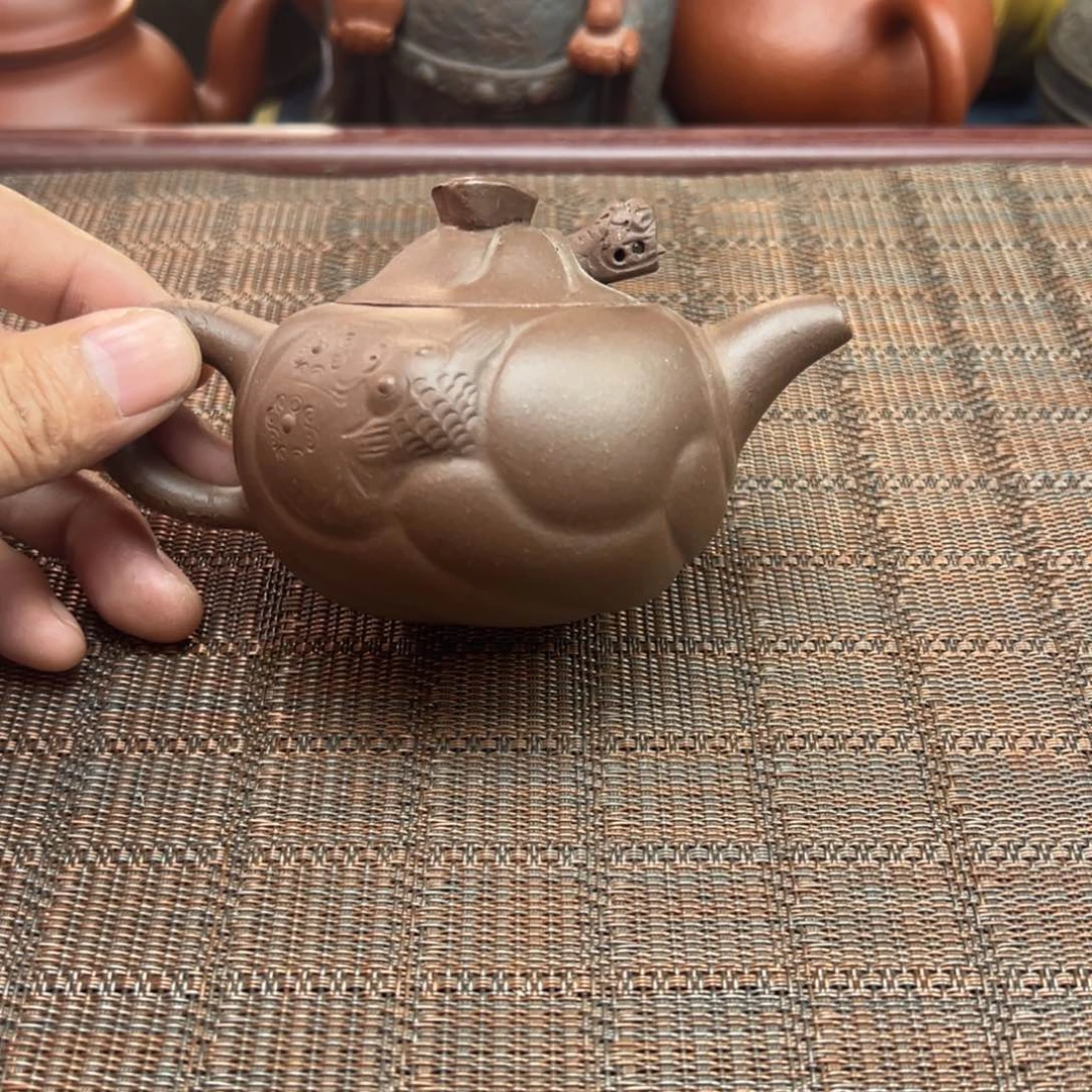 紫砂茶壶宜兴原矿紫砂壶150毫升容量