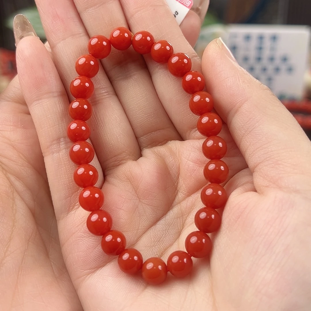 南红玛瑙未镶嵌手串