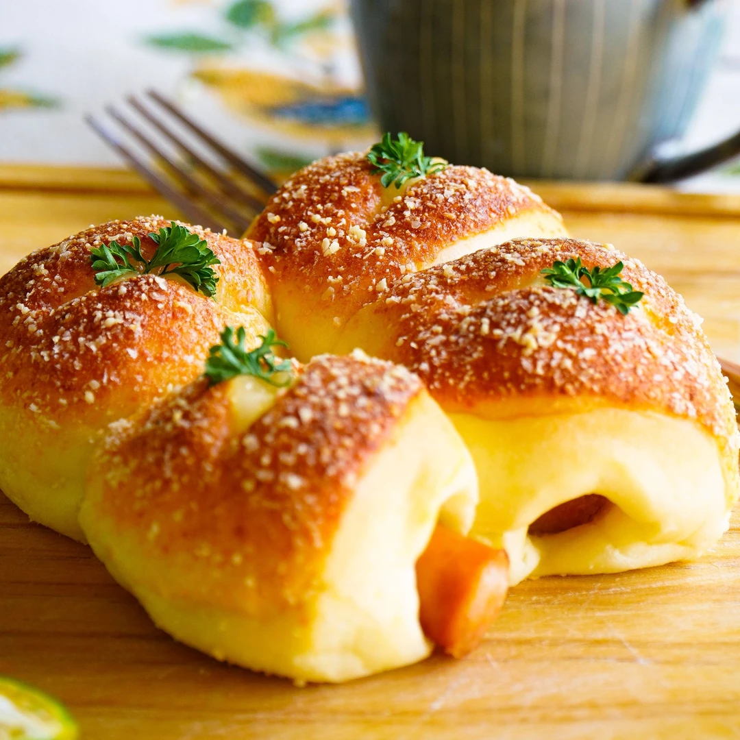 窑烤德式热狗面包