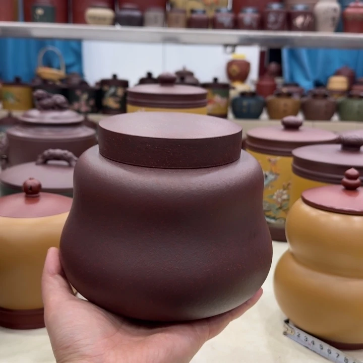 紫砂茶叶罐葫芦罐