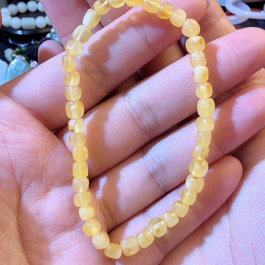 蜜蜡未镶嵌手链手串