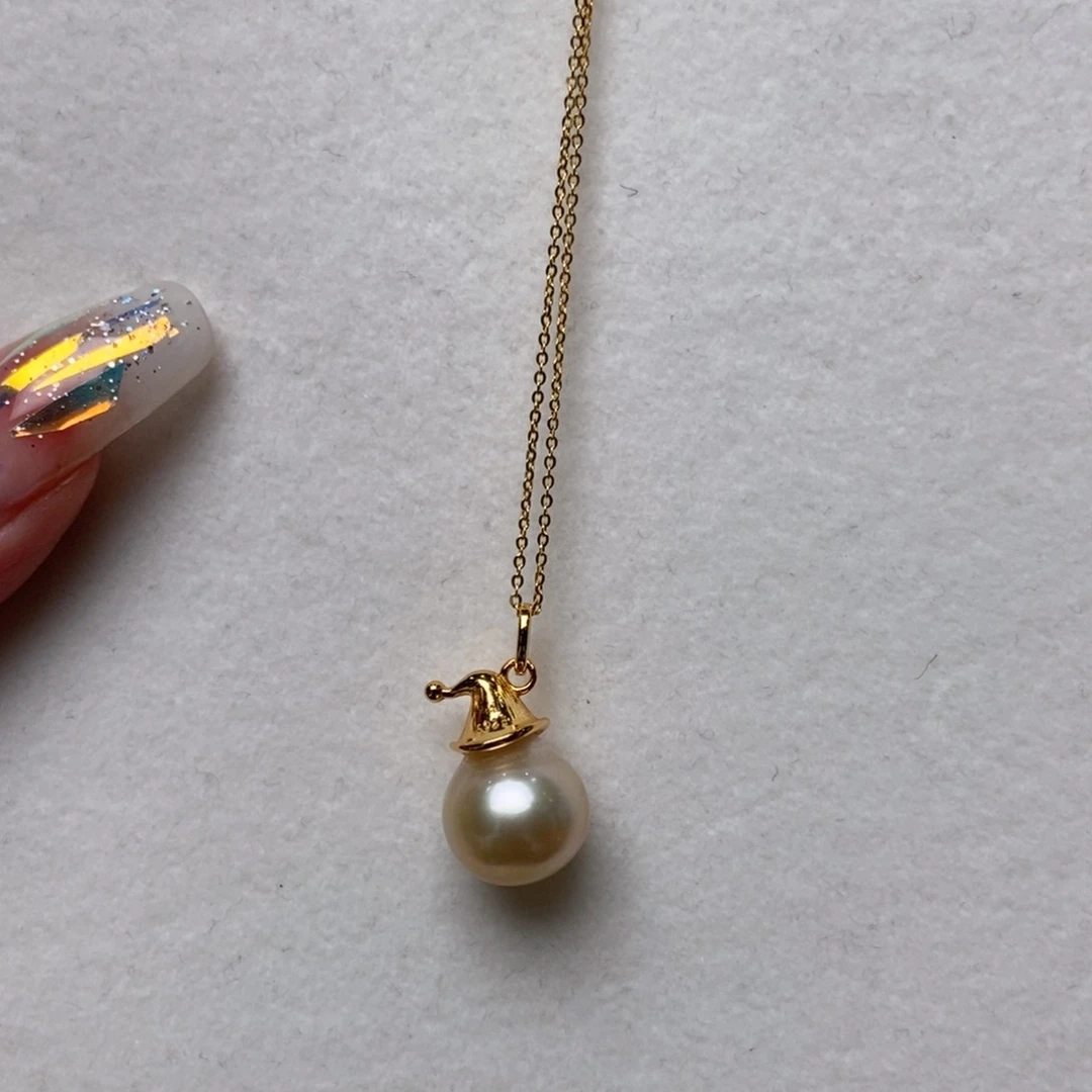 海水珍珠颈饰银S925镶嵌