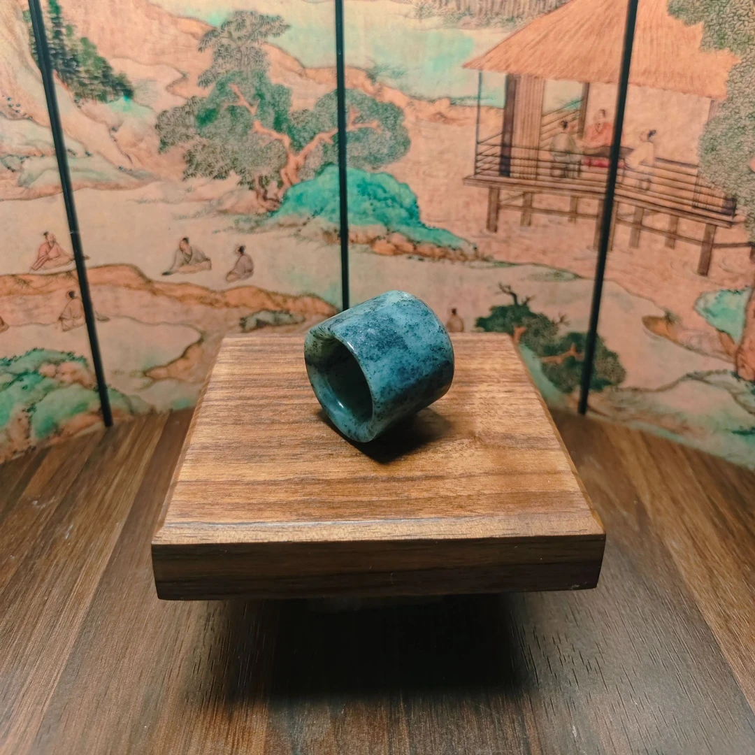 O和田玉扳指（卡21）8866