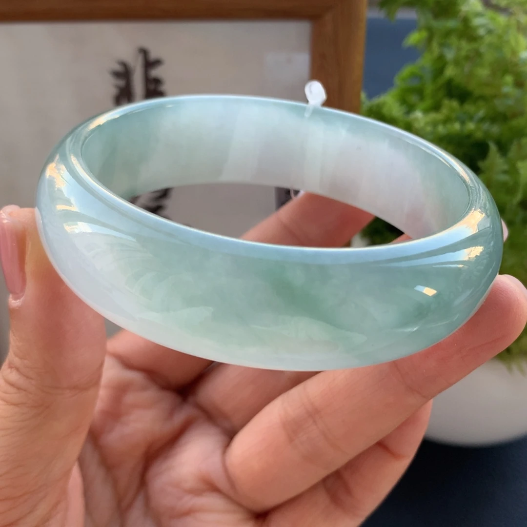 翡翠未镶嵌手镯翡翠手镯59