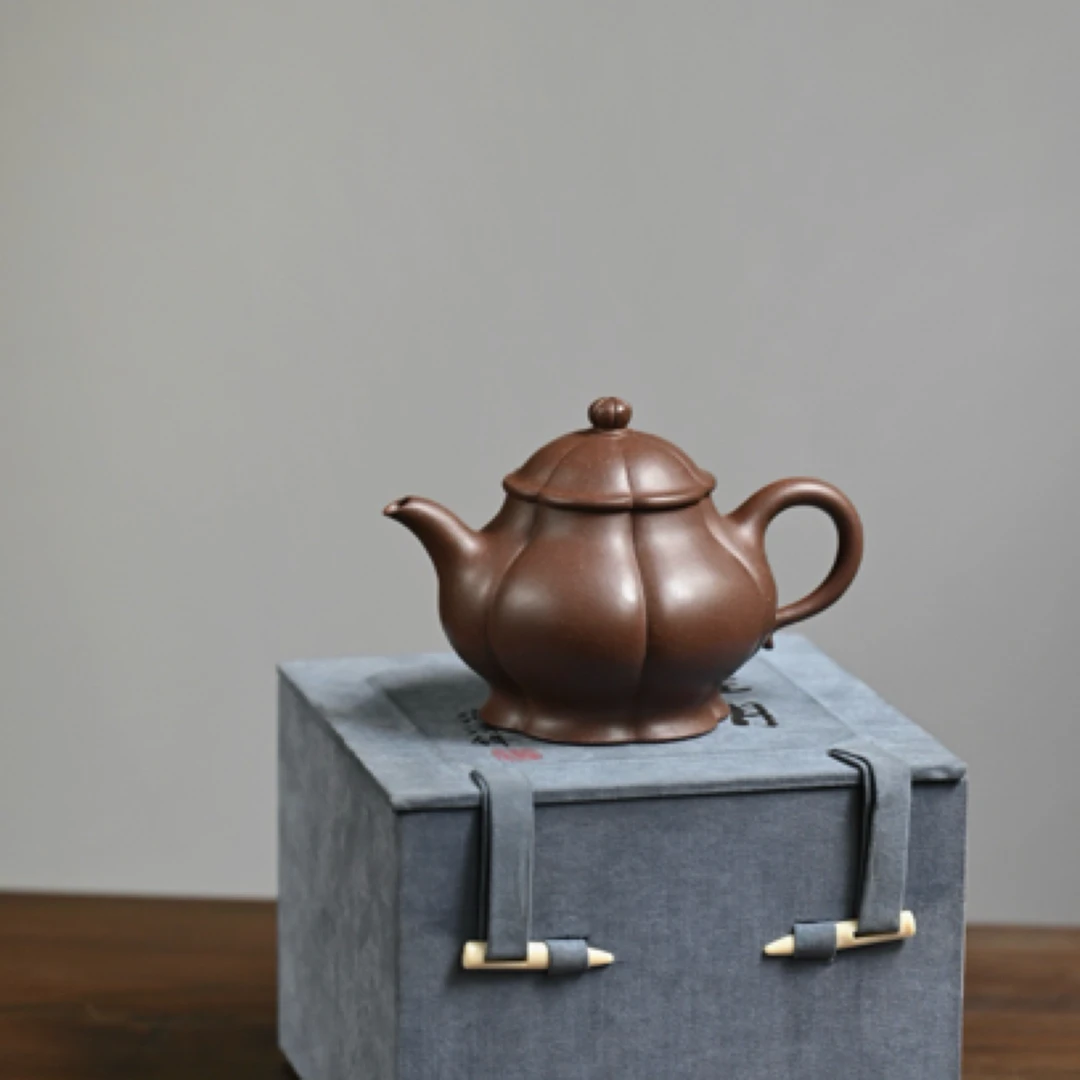 海棠·全手工          /容量160cc/深井老紫泥