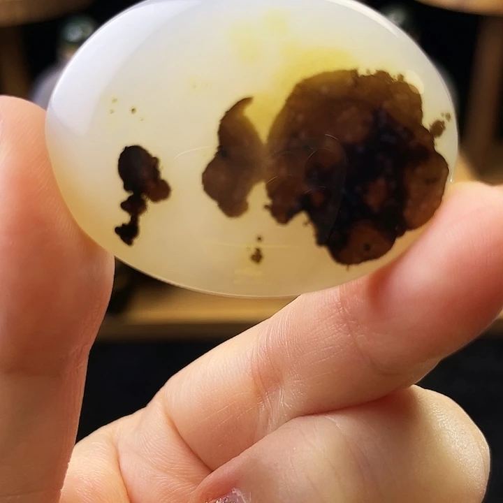 玛瑙/玉髓未镶嵌吊坠