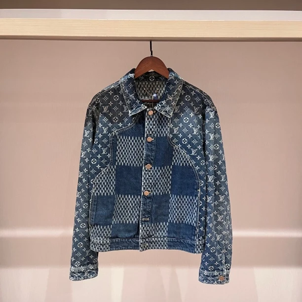 99新 LouisVuitton/路易威登 Lv nigo满印牛仔外套 p2315 尺码：48