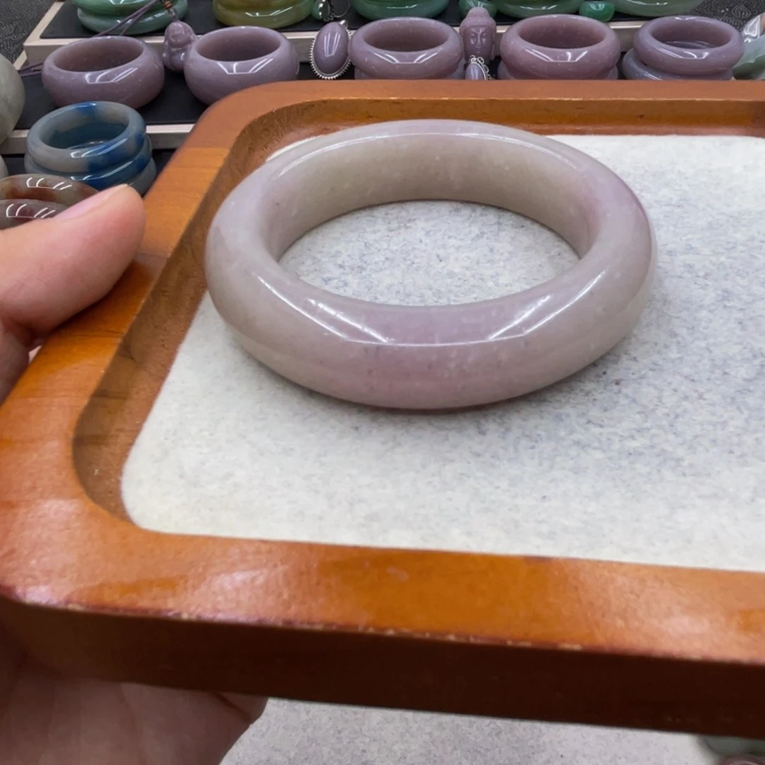 石英岩玉圈口50未镶嵌