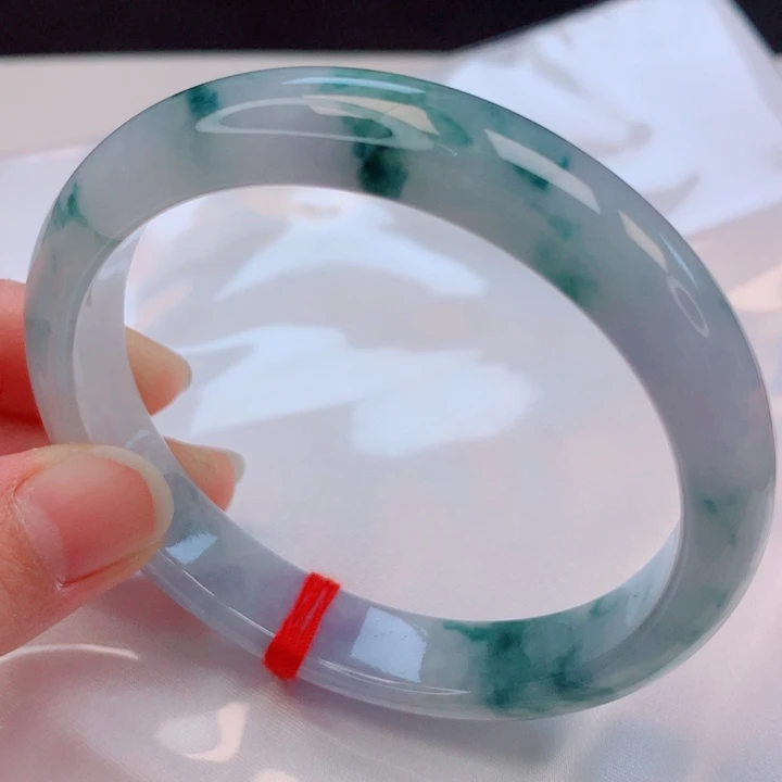 翡翠未镶嵌手镯62。63