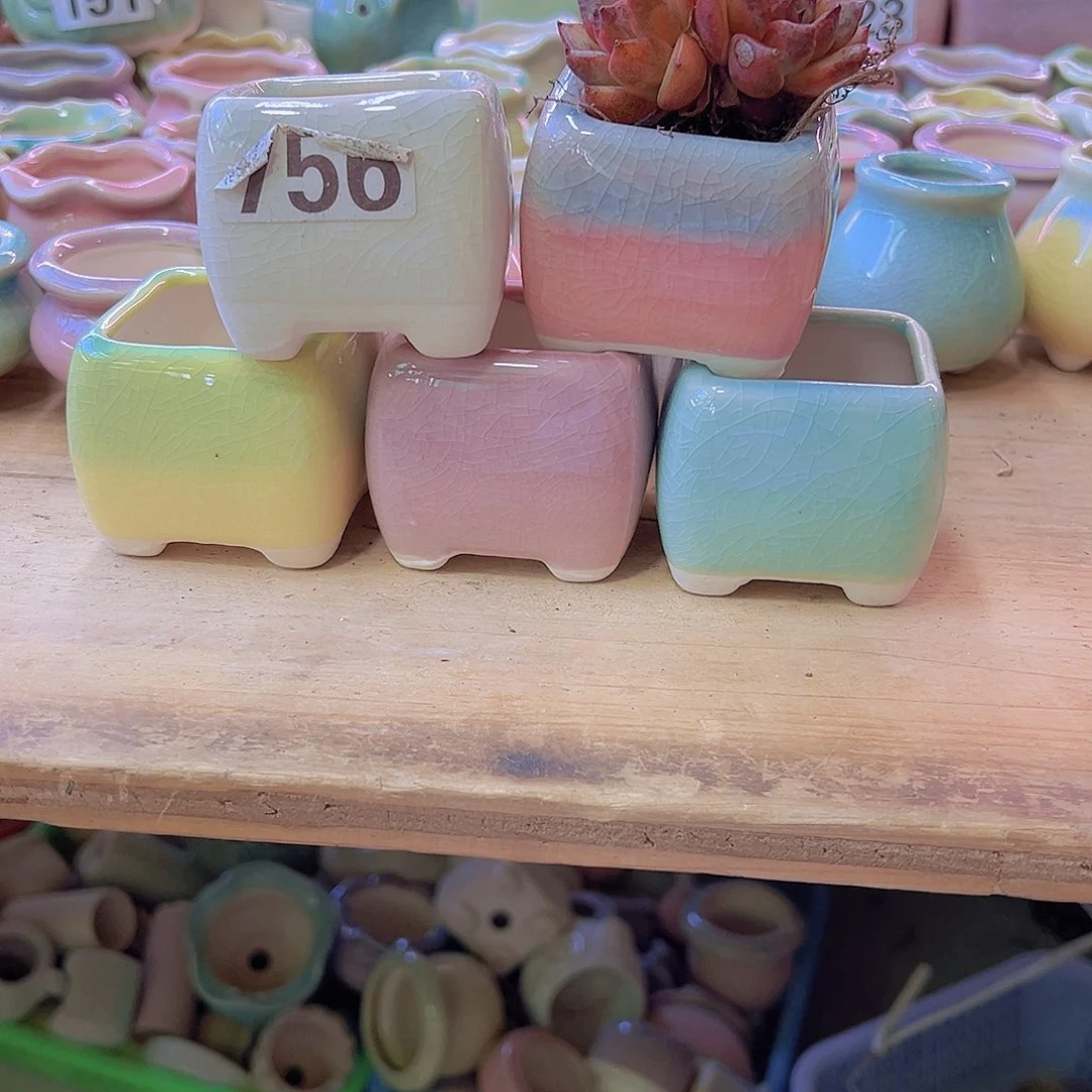 陶瓷花盆当场满12包邮