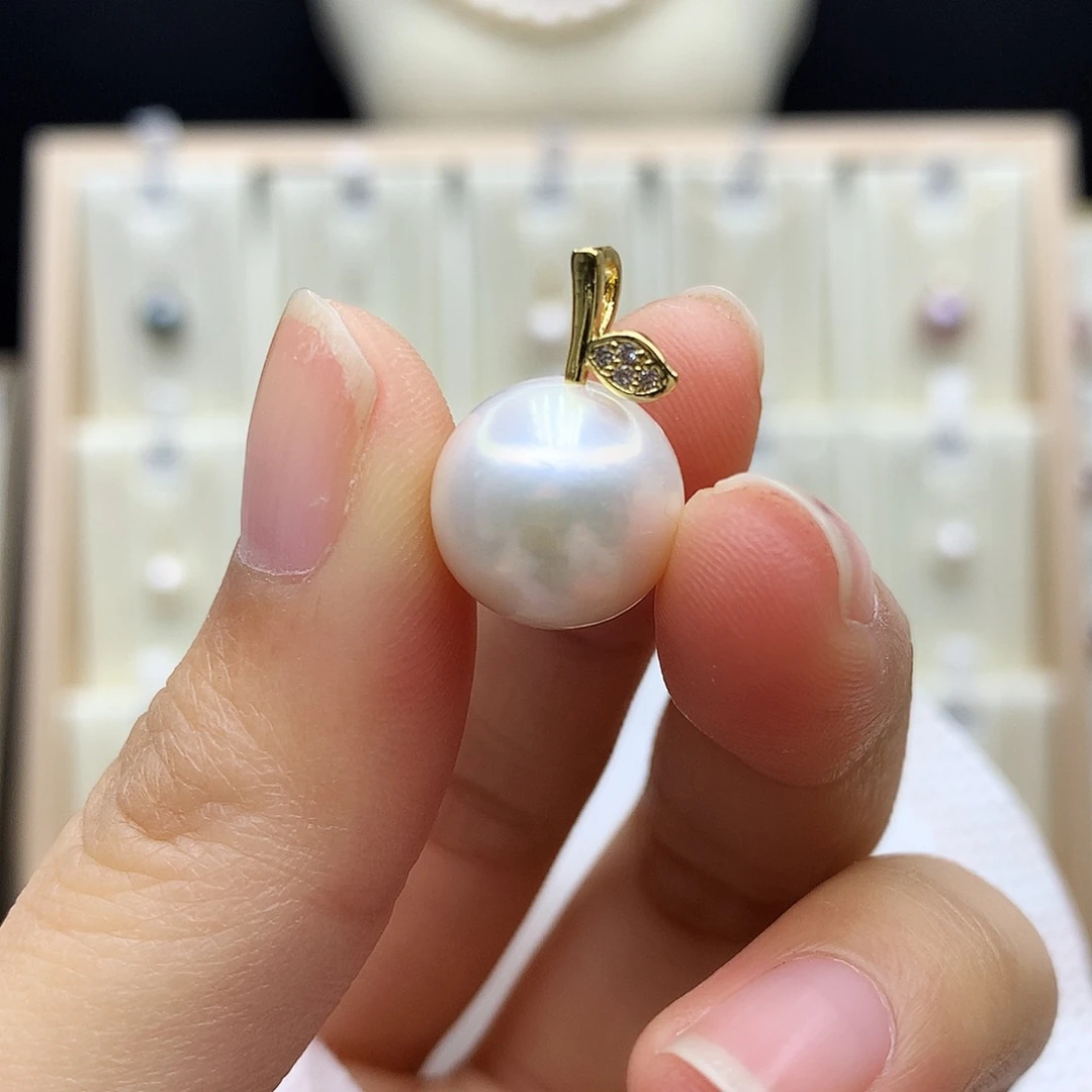 项链合金淡水珍珠