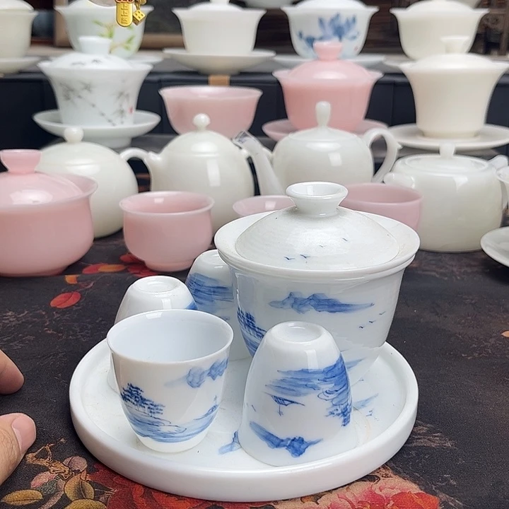 茶具盖碗茶壶茶杯