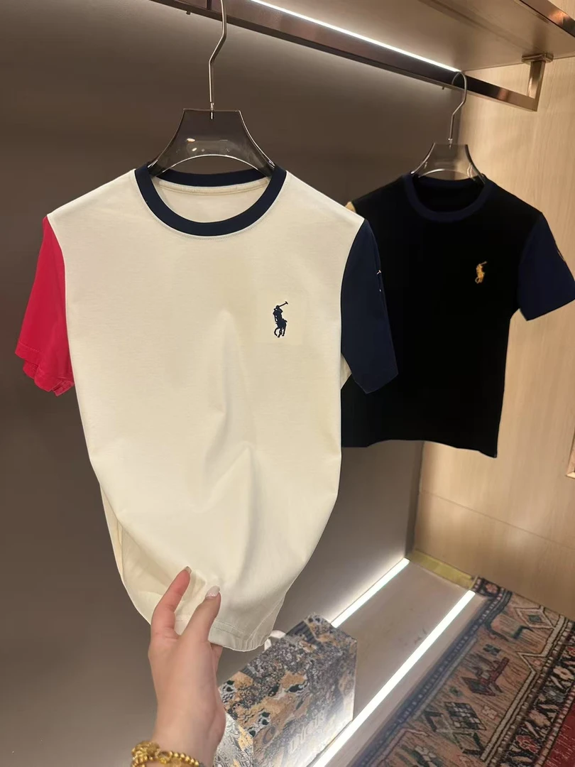 男士夏季新款轻奢休闲百搭修身时尚半袖k102