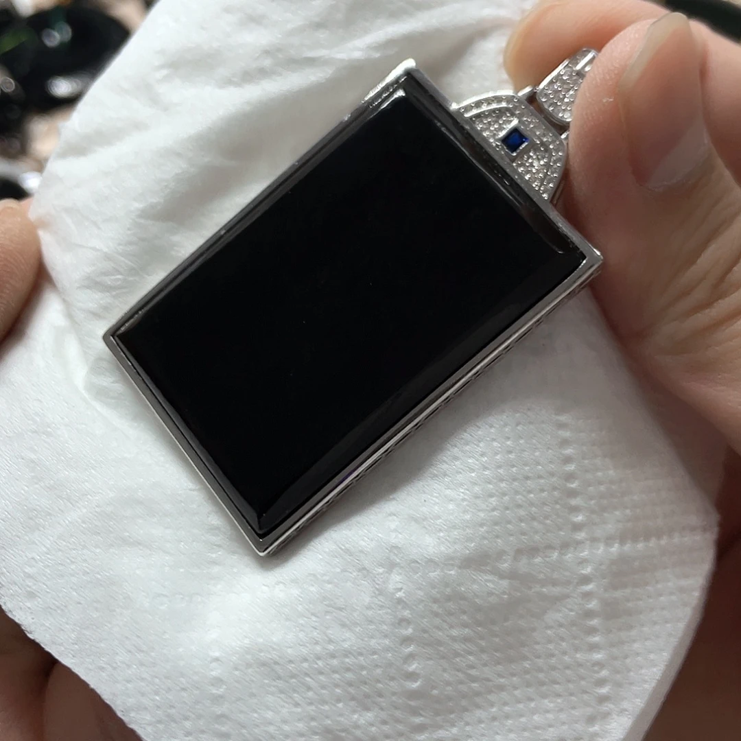 翡翠银S925镶嵌颈饰翡翠