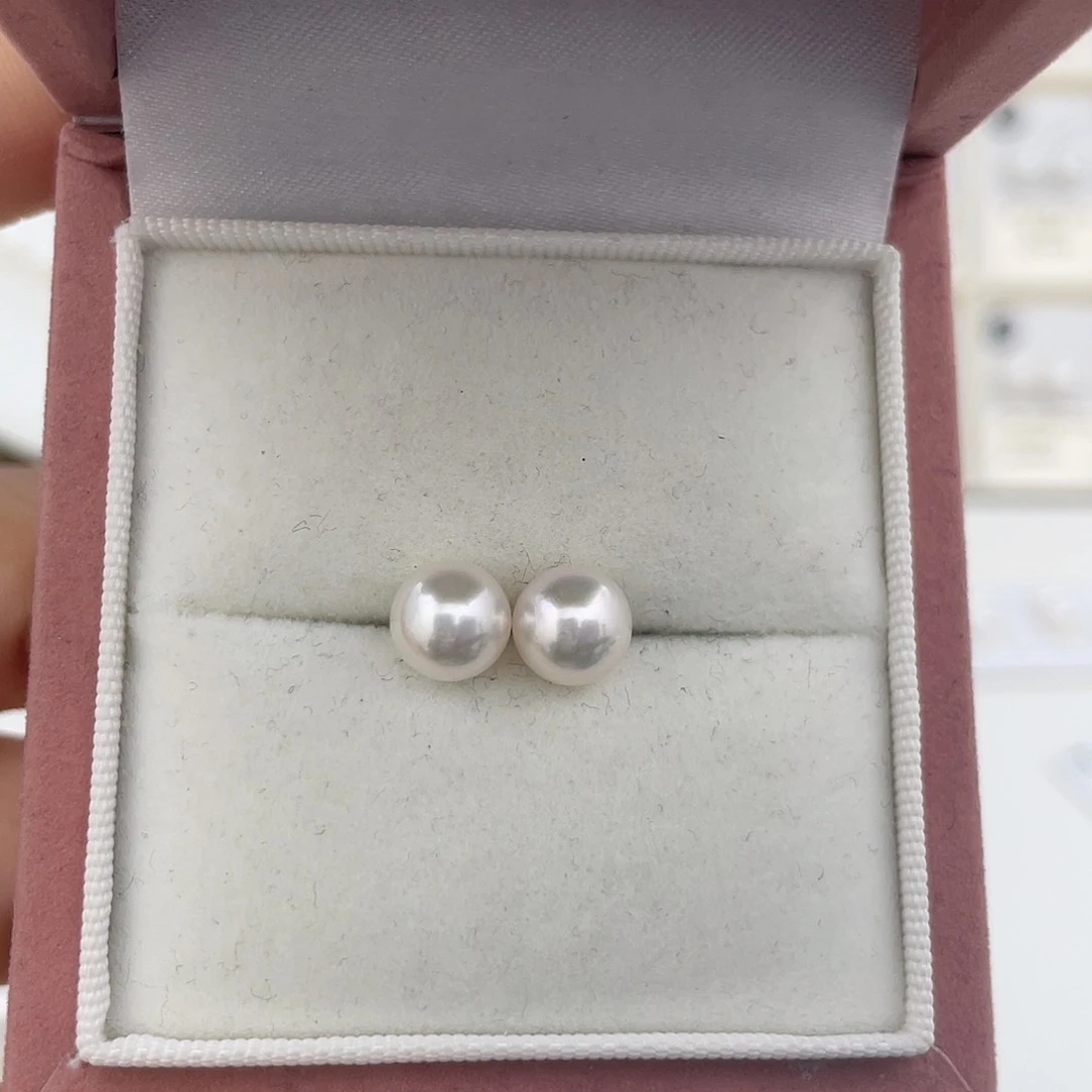 未镶嵌耳饰海水珍珠