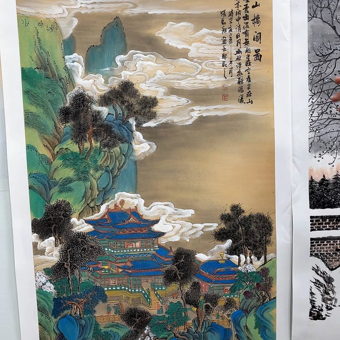 国画国画纯手绘作品