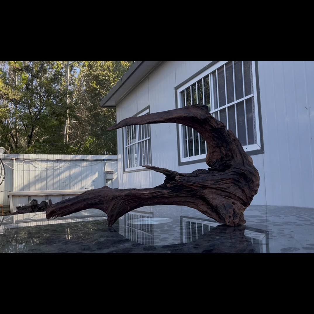尺寸：56✖️16✖️35 鱼缸造景沉木摆件，紫柚木，秒沉水，顺丰包煮，双11