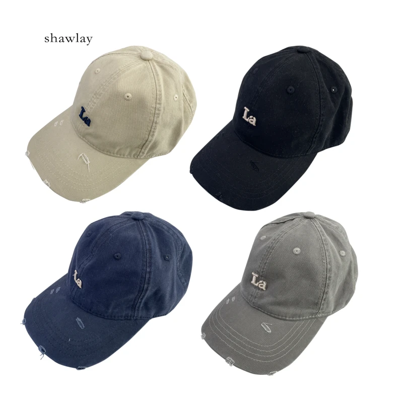 春夏休闲复古毛边鸭舌帽HA2046