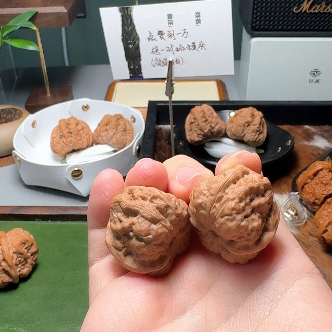 人***言文玩核桃吊坠择真严选32小手捻天花板