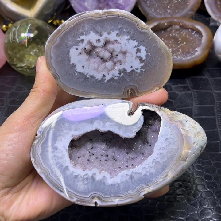 未镶嵌发饰水晶粉软盆