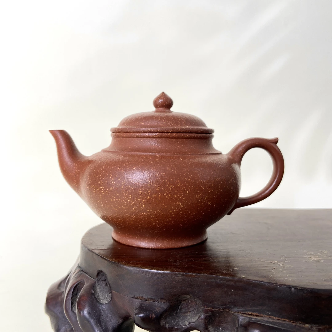 宜兴手工紫砂陶 (实力派2)100cc茶壶GS4220-15