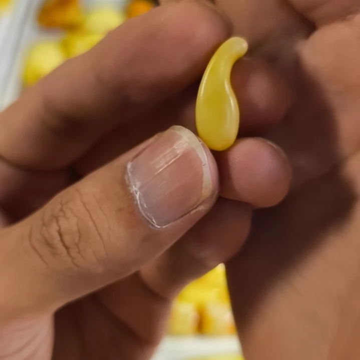 未镶嵌琥珀裸石卡子