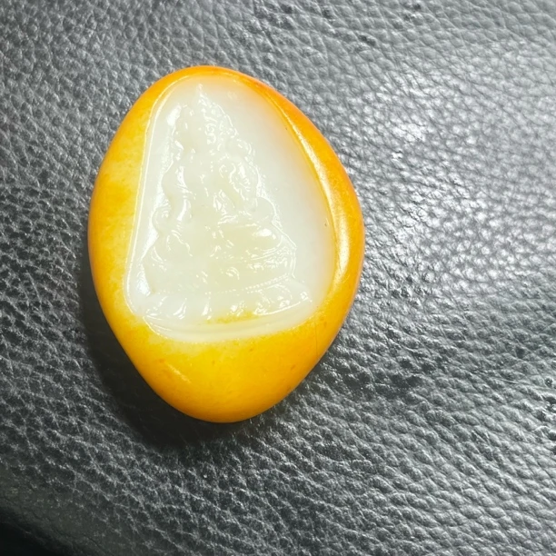 和田玉度母观音吊坠