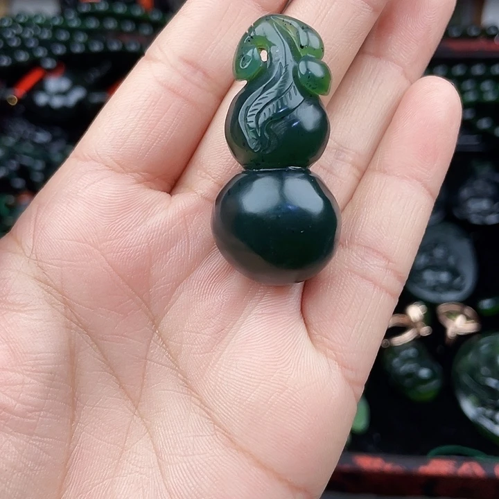 蛇纹石玉未镶嵌手链泰山玉福禄