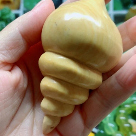 蛇纹石玉未镶嵌手把件