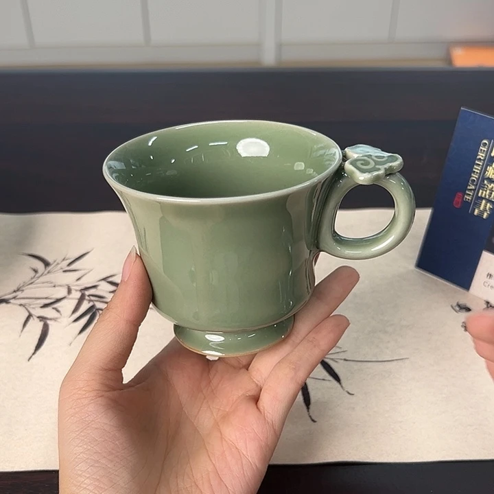 龙泉云间青瓷小米茶器