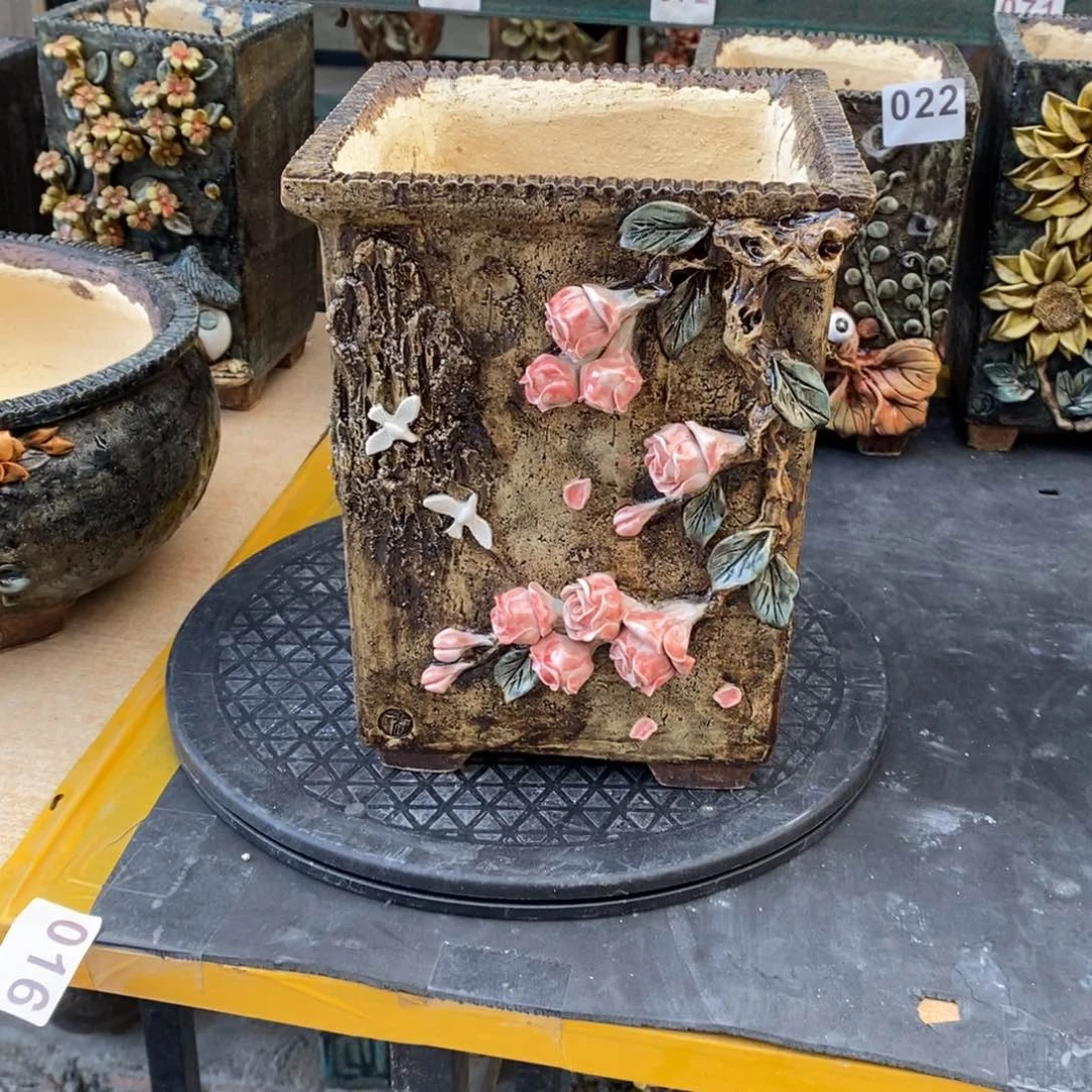 红陶好***1青藤花器多肉花盆